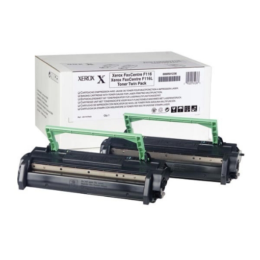 Picture of Xerox 006R01236 (6R1236) OEM Black Toner Cartridge (2 pk)