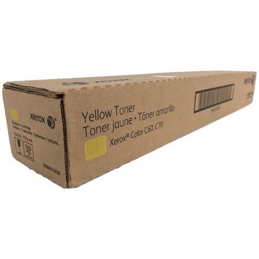 Picture of Xerox 006R01658 (6R1658) OEM Yellow Toner Cartridge