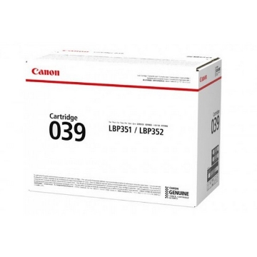 Picture of Canon 0287C001 (Canon 039) OEM Black Toner Cartridge