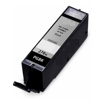 Show details for Remanufactured 0319C001AA (PGI-270XLBK) High Yield Black Ink Cartridge (500 Yield) Picture of Remanufactured 0319C001AA (PGI-270XLBK) High Yield Black Ink Cartridge (500 Yield)