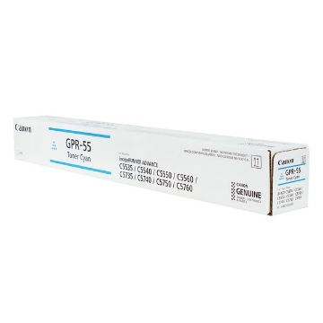 Show details for Canon 0482C003AA (GPR-55C) High Yield Cyan Toner Cartridge (60000 Yield) Picture of Canon 0482C003AA (GPR-55C) High Yield Cyan Toner Cartridge (60000 Yield)