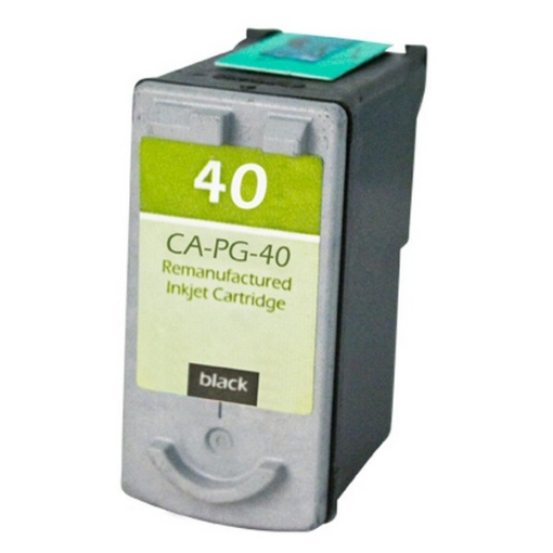 Picture of Remanufactured 0615B002 (PG-40) Canon Black Inkjet Cartridge