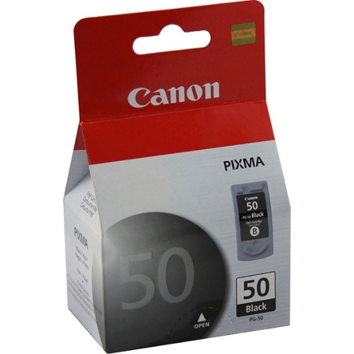 Picture of Canon 0616B002 (PG-50) OEM Black Inkjet Cartridge