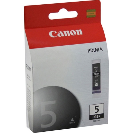 Picture of Canon 0628B002 (PGI-5BK) OEM Black Inkjet Cartridge