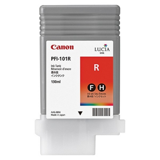 Picture of Canon 0889B001AA (PFI-101R) OEM Red Inkjet Cartridge