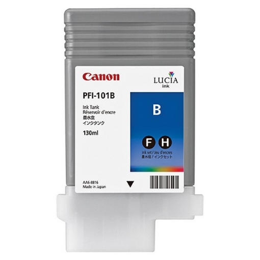 Picture of Canon 0891B001AA (PFI-101BL) OEM Blue Inkjet Cartridge