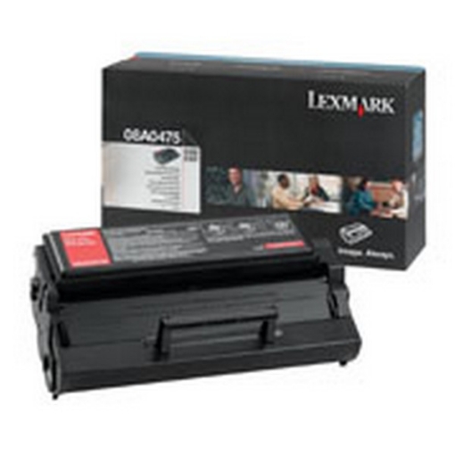 Picture of Lexmark 08A0475 OEM Black Toner Cartridge