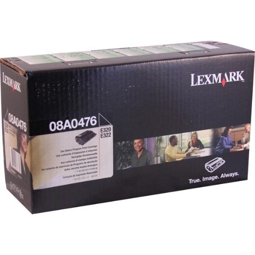 Picture of Lexmark 08A0476 OEM Black Print Cartridge