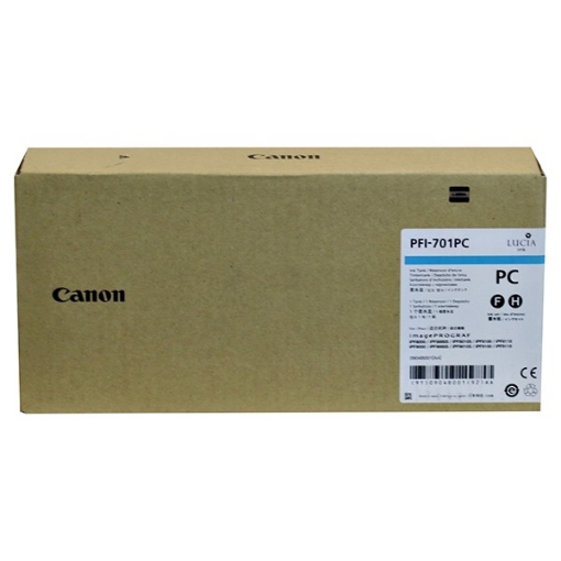 Picture of Canon 0904B001 (PFI-701PC) OEM Photo Cyan Inkjet Cartridge