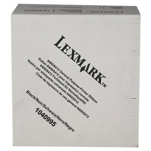 Picture of Lexmark 1040995 OEM Black General Purpose Ribbon (6 pk)