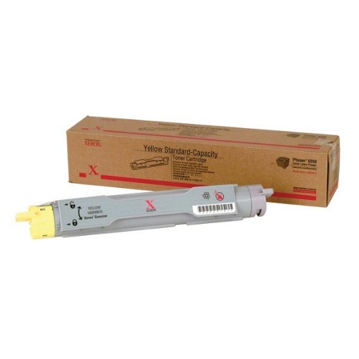 Picture of Xerox 106R00670 (106R670) OEM Yellow Toner Cartridge