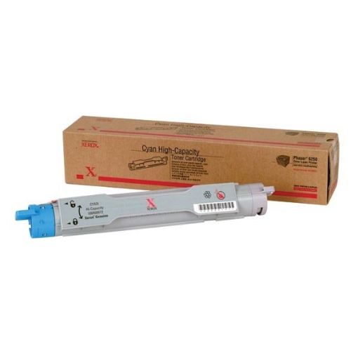 Picture of Xerox 106R00672 (106R672) OEM Cyan Toner Cartridge