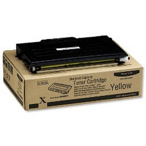 Picture of Xerox 106R00678 (106R678) OEM Yellow Toner Cartridge