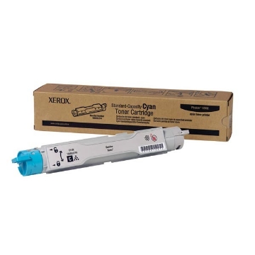 Show details for Xerox 106R01214 OEM Cyan Toner Cartridge Picture of Xerox 106R01214 OEM Cyan Toner Cartridge