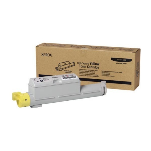 Picture of Xerox 106R01220 OEM High Yield Yellow Toner Cartridge