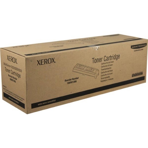 Picture of Xerox 106R01306 (106R1306) OEM Black Toner Cartridge