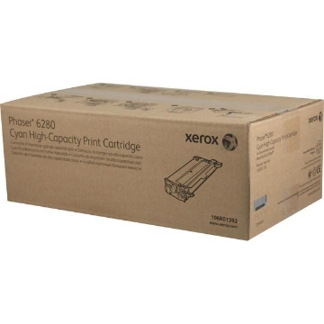 Show details for Xerox 106R01392 OEM Cyan Laser Toner Cartridge Picture of Xerox 106R01392 OEM Cyan Laser Toner Cartridge
