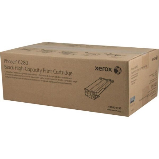 Picture of Xerox 106R01395 OEM Black Laser Toner Cartridge