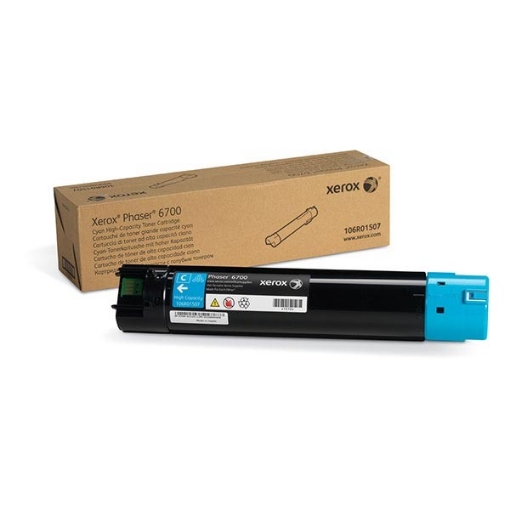 Picture of Xerox 106R01507 OEM Cyan Toner Cartridge