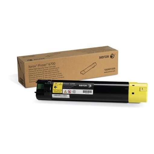 Picture of Xerox 106R01509 OEM Yellow Toner Cartridge