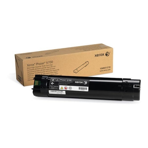 Picture of Xerox 106R01510 OEM High Yield Black Toner Cartridge