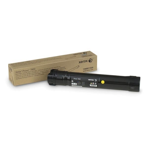 Picture of Xerox 106R01569 High Yield Black Toner Cartridge (24000 Yield)