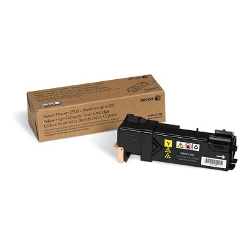 Show details for Xerox 106R01596 High Yield Yellow Toner Cartridge (2500 Yield) Picture of Xerox 106R01596 High Yield Yellow Toner Cartridge (2500 Yield)