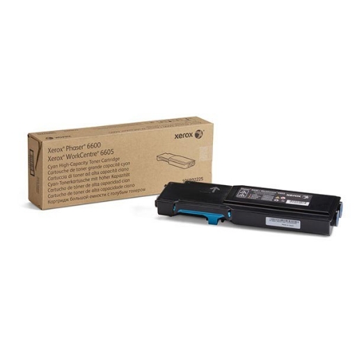 Picture of Xerox 106R02225 OEM High Yield Cyan Toner