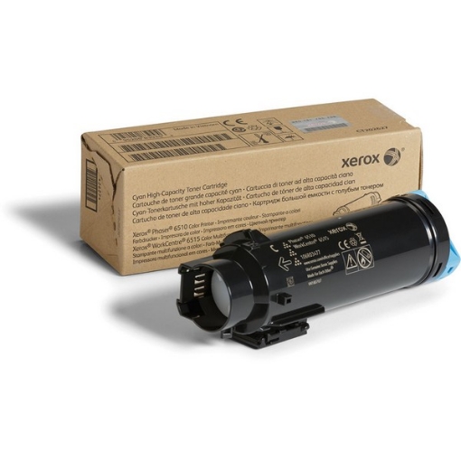 Picture of Xerox 106R03477 OEM High Yield Cyan Toner Cartridge