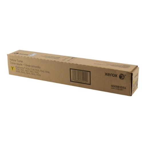 Picture of Xerox 106R03861 (106R3861) OEM Yellow Toner Cartridge