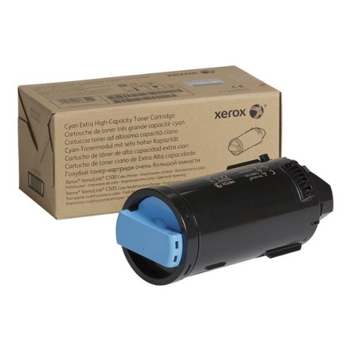 Picture of Xerox 106R03866 OEM Extra High Yield Cyan Toner Cartridge