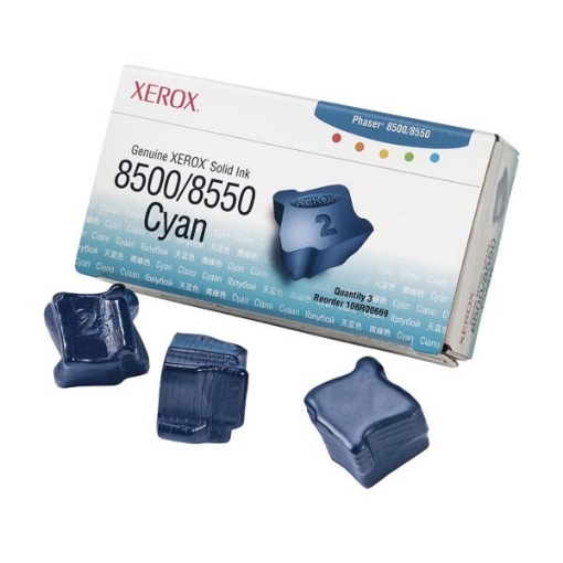 Picture of Xerox 108R00669 OEM Cyan Solid Ink Sticks