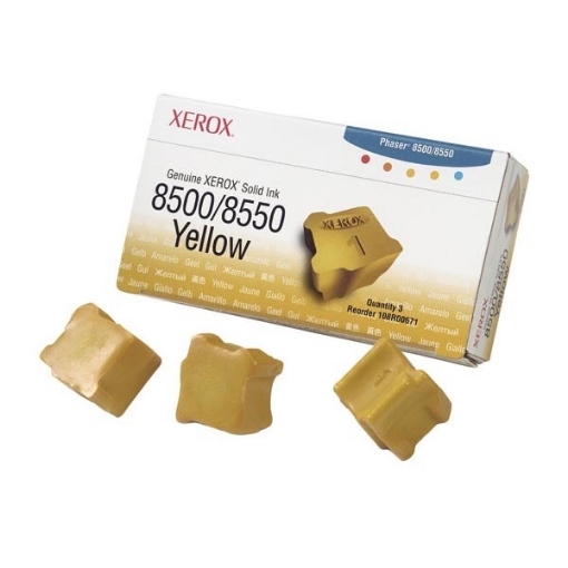 Picture of Xerox 108R00671 OEM Yellow Solid Ink Sticks