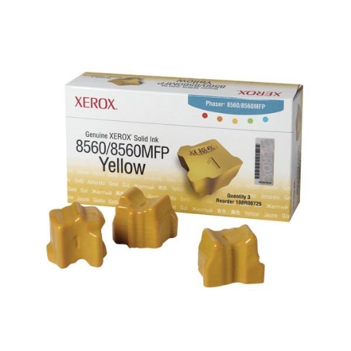 Picture of Xerox 108R00725 OEM Yellow Solid Ink Sticks