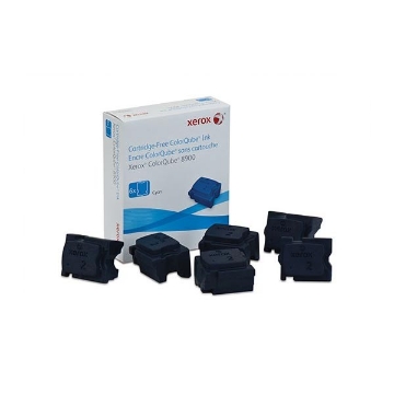 Show details for Xerox 108R01014 Cyan ColorQube Ink (6/Box) (16900 Yield) Picture of Xerox 108R01014 Cyan ColorQube Ink (6/Box) (16900 Yield)
