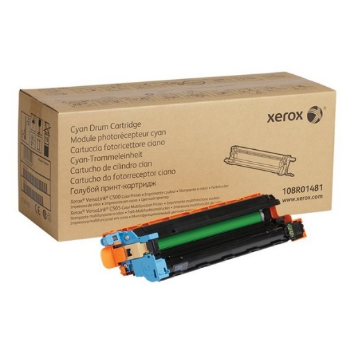 Picture of Xerox 108R01481 (108R1481) OEM Cyan Drum Cartridge