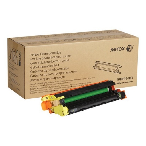 Picture of Xerox 108R01483 (108R1483) OEM Yellow Drum Cartridge