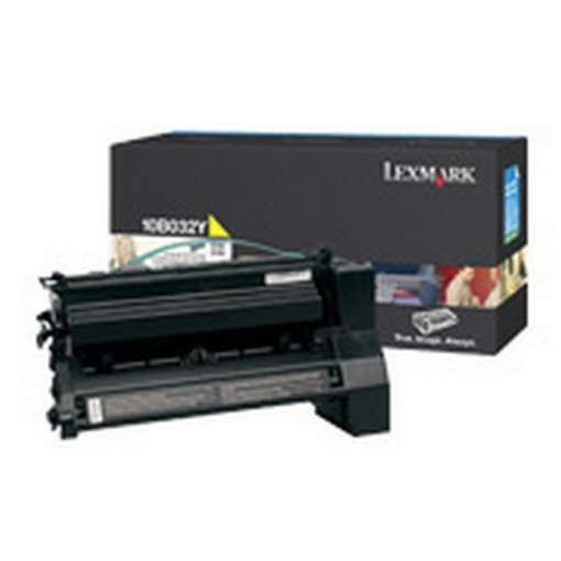 Picture of Lexmark 10B032Y OEM Yellow Toner Cartridge