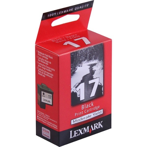 Picture of Lexmark 10N0217 (Lexmark #17) OEM Black Ink Cartridge