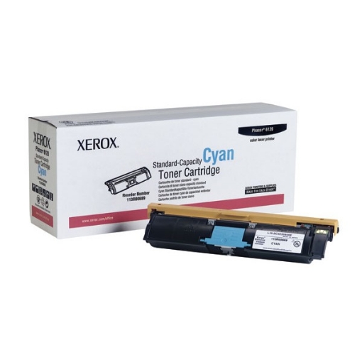 Picture of Xerox 113R00689 (113R689) OEM Cyan Toner Cartridge