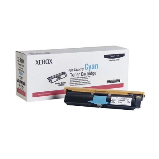 Picture of Xerox 113R00693 (113R693) OEM Cyan Laser Toner