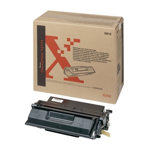 Picture of Xerox 113R446 (113R00446) OEM Black Toner Cartridge