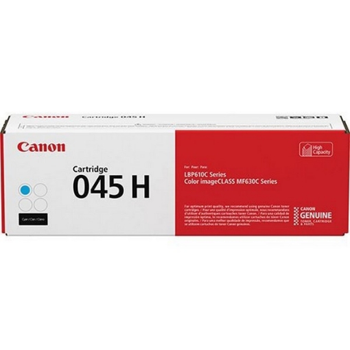 Picture of Canon 1245C001AA (045H) OEM High Yield Cyan Toner Cartridge