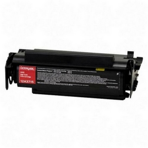 Picture of Lexmark 12A3715 OEM Black Laser Toner Cartridge