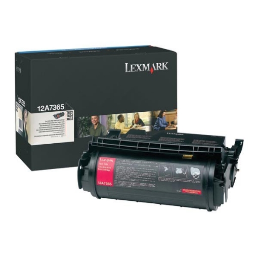 Picture of Lexmark 12A7365 OEM Black Toner Cartridge