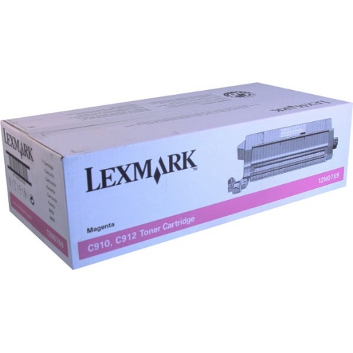 Picture of Lexmark 12N0769 OEM Magenta Toner Cartridge