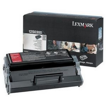Show details for Lexmark 12S0300 OEM Black Toner Cartridge Picture of Lexmark 12S0300 OEM Black Toner Cartridge