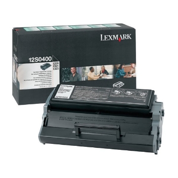 Show details for Lexmark 12S0400 OEM Black Print Cartridge Picture of Lexmark 12S0400 OEM Black Print Cartridge