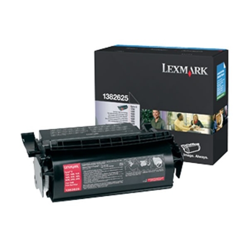 Picture of Lexmark 1382625 OEM Black Toner Cartridge