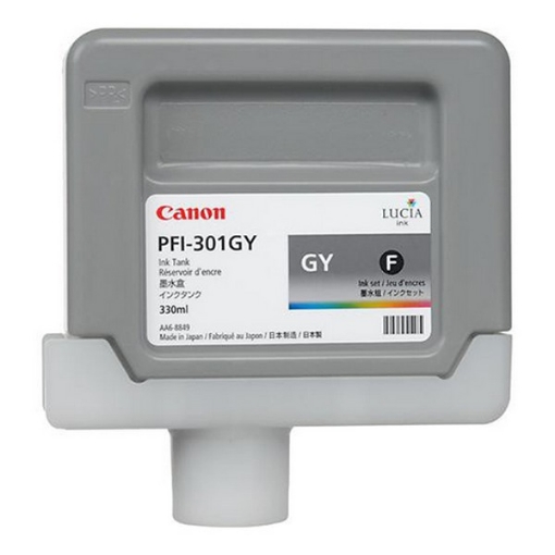 Picture of Canon 1495B001 (PFI-301GY) OEM Gray Inkjet Cartridge